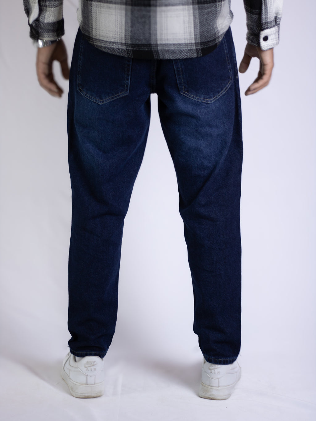 Relaxed Fit Jeans - Dark Blue Denim