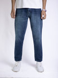 Relaxed Fit Jeans - Medium Blue Denim